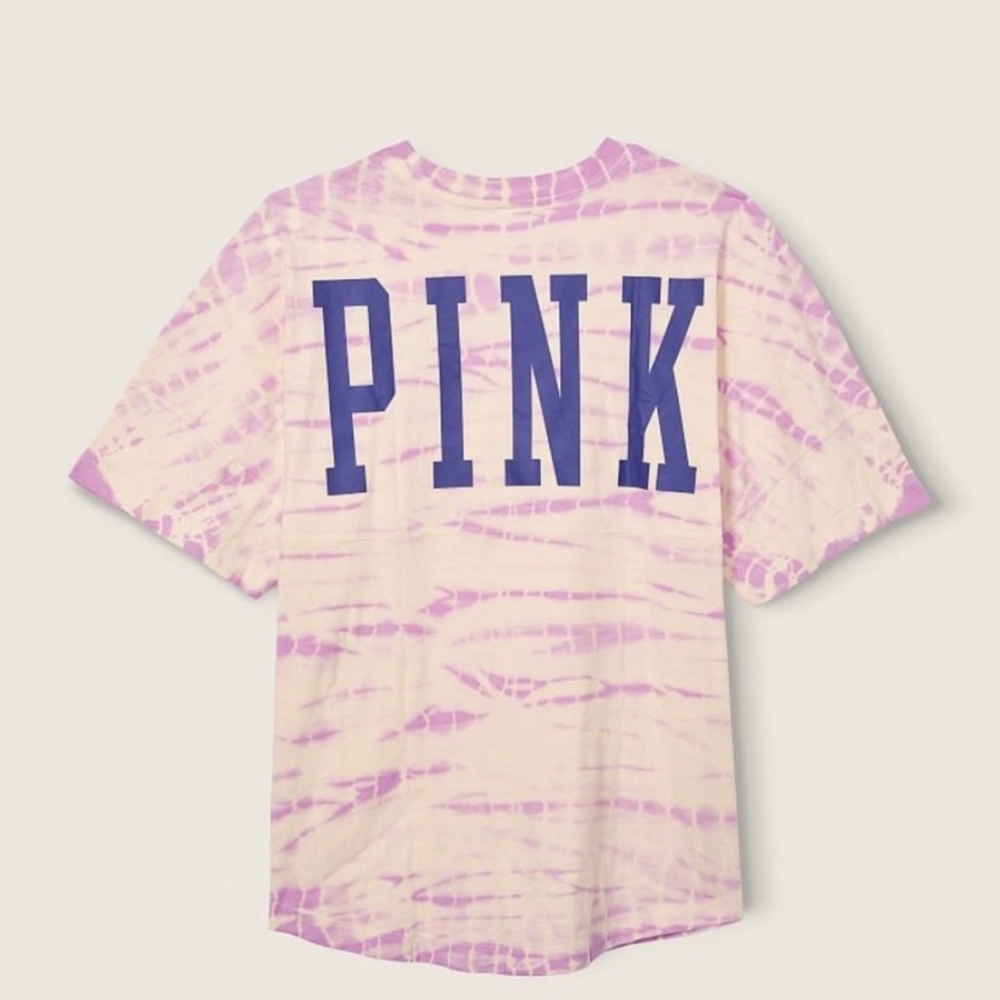 NWOT VS Pink varsity crew tee